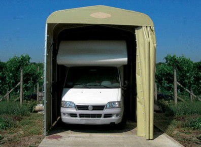 Le carport véhicule de loisir grande hauteur pliant en PVC repliable : pratique !